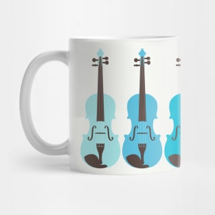 A Serenade of Strings in Blue Mug